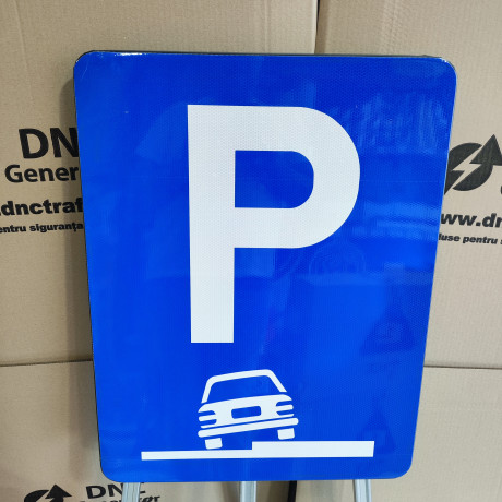 Parcare cu 2 roti pe bordura G35, Indicator rutier | Semn de circulatie