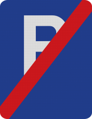 Parcare interzisa, Indicator rutier | Semn de circulatie