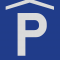 Parcare subterana sau in cladire, Indicator rutier | Semn de circulatie