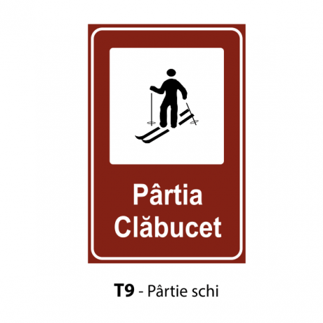 Partie schi, Indicator rutier | Semn de circulatie