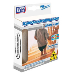 Banda Antialunecare Autoadeziva, Transparenta, rola 2.5cm x 5m