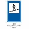 Pasaj subteran pentru pietoni, Indicator rutier | Semn de circulatie