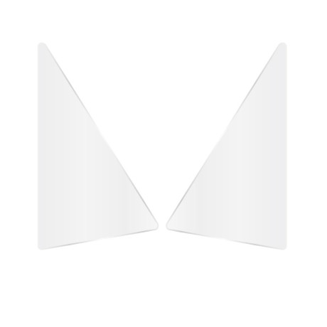 Autocolante transparente pentru modelarea gulerului pentru camasa, 20 buc