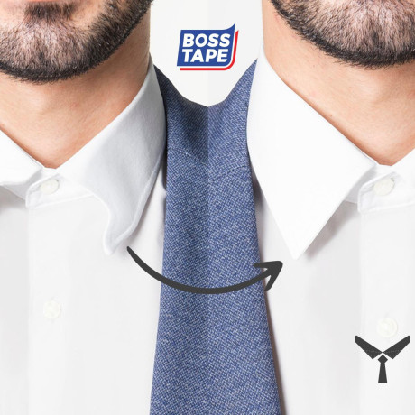 Autocolante transparente pentru modelarea gulerului pentru camasa, 20 buc