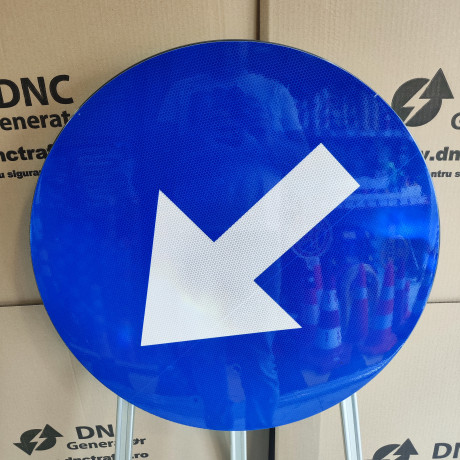 Ocolire stanga, Indicator rutier (D5) | Semn de circulatie