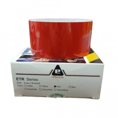 Banda adeziva reflectorizanta, rosu, 5cm x 10m