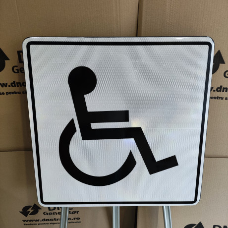Persoane cu handicap, Indicator rutier | Semn de circulatie