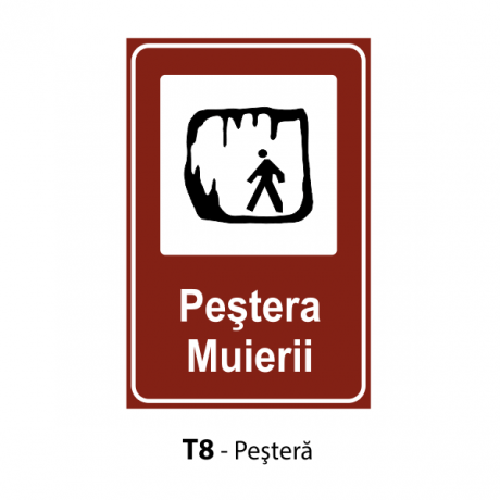 Pestera, Indicator rutier | Semn de circulatie
