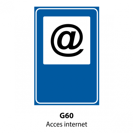 Acces internet, Indicator rutier | Semn de circulatie