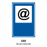 Acces internet, Indicator rutier | Semn de circulatie