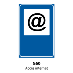 Acces internet, Indicator rutier | Semn de circulatie