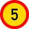 Limitare de viteza 5km, temporar, Indicator rutier | Semn de circulatie
