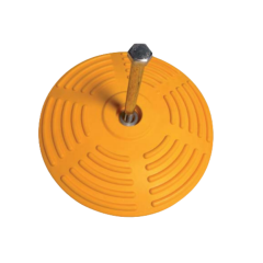 Limitator de viteza rotund, diametrul 30cm, inaltime 3cm, galben