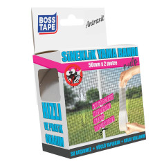 Banda adeziva pentru repararea plaselor de tantari, gri, 50mm x 2m