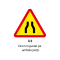 Drum ingustat pe ambele parti U1, Indicator rutier | Semn de circulatie