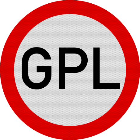 Accesul interzis GPL, Indicator rutier | Semn de circulatie