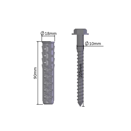 Stalp metalic cu flansa, inaltime 3 metri, Ø 4.8 cm, ideal pentru oglinzi si indicatoare rutiere