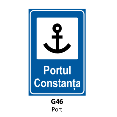 Port, Indicator rutier | Semn de circulatie