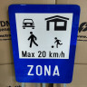 Zona rezidentiala, Indicator rutier | Semn de circulatie