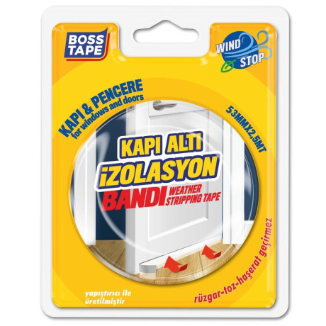 Banda de izolare din silicon pentru usi și ferestre, 35mm x 2.5m, Adeziv 3M