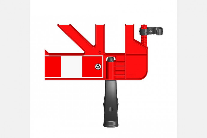 Gard Semnalizare Lucrari, 1.5m x 1m, 12.5 kg, ROSU