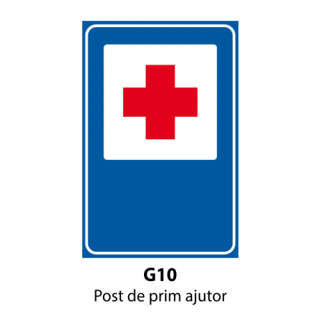 Post de prim ajutor, Indicator rutier | Semn de circulatie