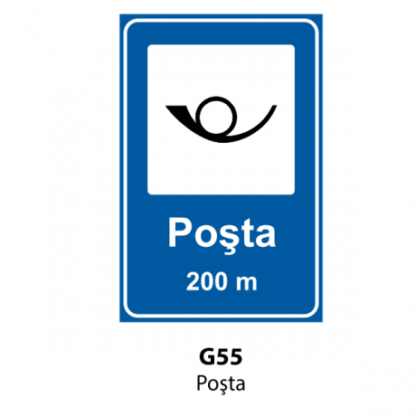 Posta, Indicator rutier | Semn de circulatie