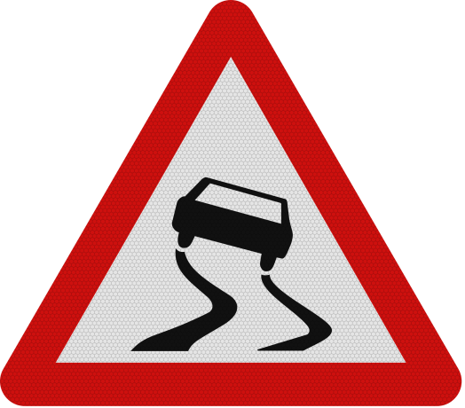 Drum lunecos A19, Indicator rutier | Semn de circulatie