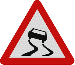 Drum lunecos A19, Indicator rutier | Semn de circulatie