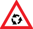 Presemnalizare intersectiei cu sens giratoriu, Indicator rutier | Semn de circulatie