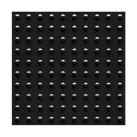 Marcaj Tactil (stop) Pentru Nevazator, 58x58cm, negru, Premium