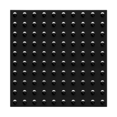Marcaj Tactil (stop) Pentru Nevazator, 58x58cm, negru, Premium