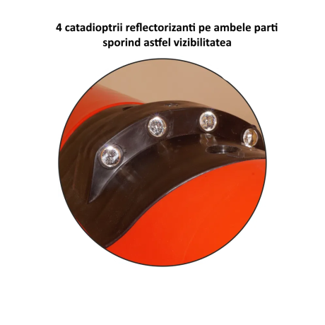 Parapet Lestabil Din Plastic, 20kg, Alb