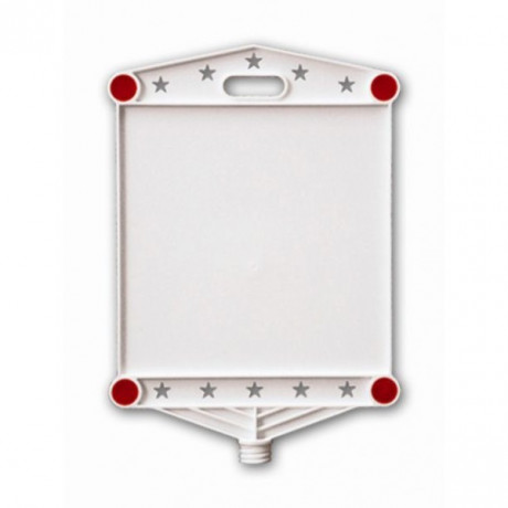 Panou gol din plastic, dreptunghiular, stelute, catadioptri, 30 x 30cm