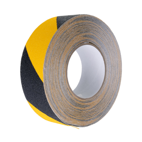 Banda Antiderapanta, 50mm x 25m, Galben-Negru