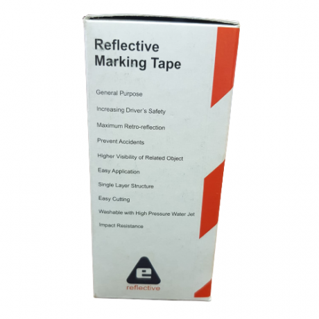 Banda reflectorizanta adeziva, galben, 5cm x 10m