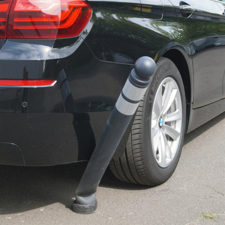 Stalp gri antracit din cauciuc inaltime 68cm, TPU-PA