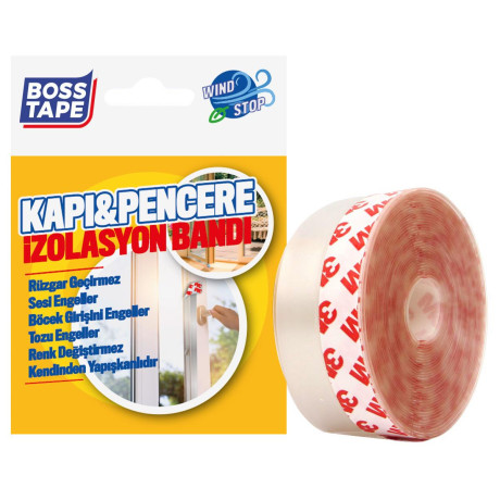 Banda de izolare din silicon pentru usi și ferestre, 35mm x 6m, Adeziv 3M