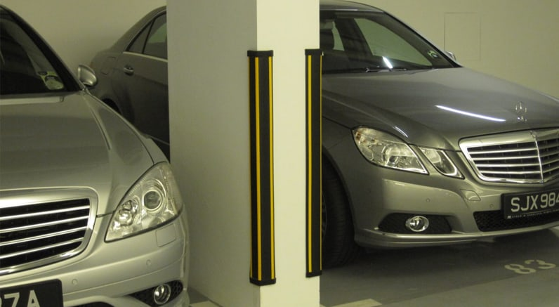 Colțar de protecție din cauciuc EPDM și întăritură din oțel, 10x100cm