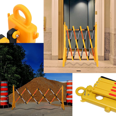 Bariera extensibila, deschidere maxima 2.30m, galben, greutate 2.00kg