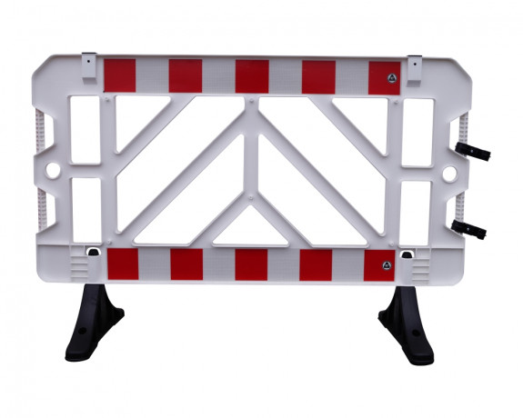 Gard Mobil Plastic Pentru Lucrari, 1.5m x 1m, ALB