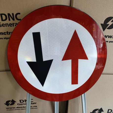 Prioritate pentru circulatia din sens invers, Indicator rutier | Semn de circulatie