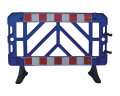 Panou bariera gard din PVC, modulara, 1.5m x 1m, culoare ALBASTRU