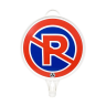 Semn din plastic mic, PPC, parcarea interzisa, Ø 28cm
