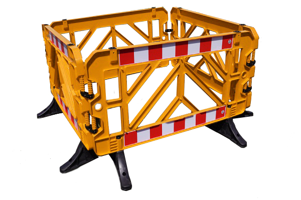 Bariere de împrejmuire, 1.5m x 1m, culoare GALBEN