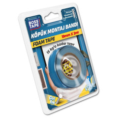 Bandă de Montaj Dublu Adezivă pentru Accesorii de 15kg, 19mm x 2m