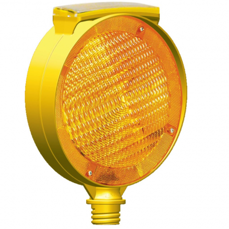 Lampa pentru semnalizare lucrari, economic, lumina intermitenta galbena