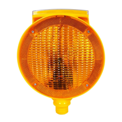 Lampa pentru semnalizare lucrari, economic, lumina intermitenta galbena