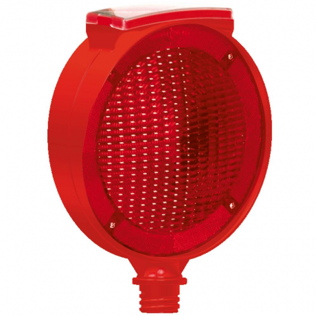Lampa pentru semnalizare lucrari, economic, lumina intermitenta rosie