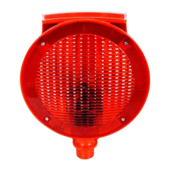 Lampa pentru semnalizare lucrari, economic, lumina intermitenta rosie